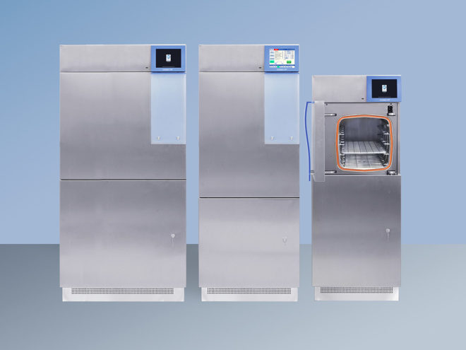 Паровой стерилизатор UNISTERI® HP с полезным объёмом 73, 160 и 254 литра